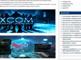XCOM Enemy Uknown  Cheat Hack working