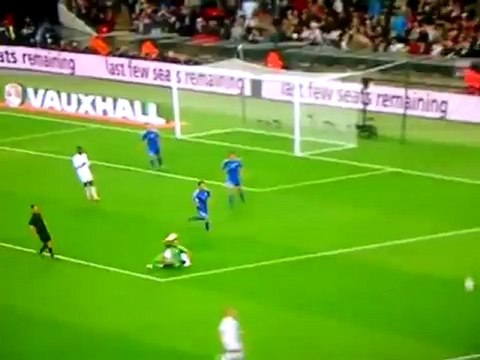 Theo Walcott Foul, England V San Marino. Awful!