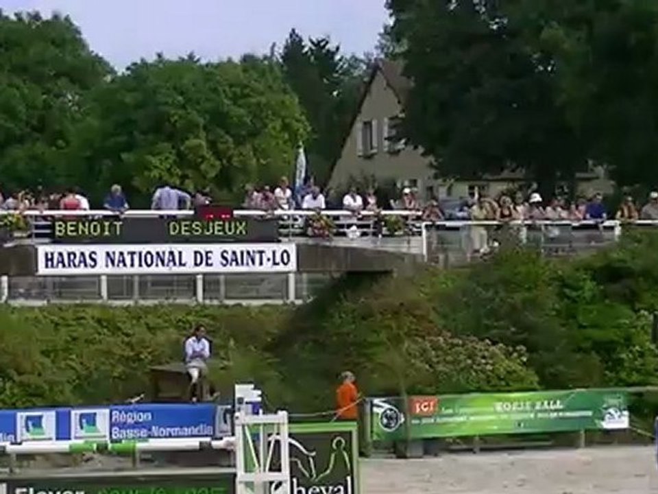 CSI** SAINT LO GP 145 samedi 11 août 2012  Benoit DESJEUX et Day Dreamer E.S.