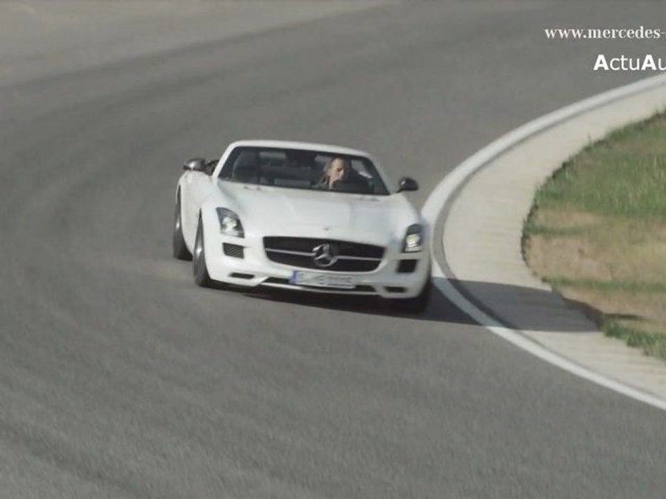 Très belle la Mercedes SLS AMG GT