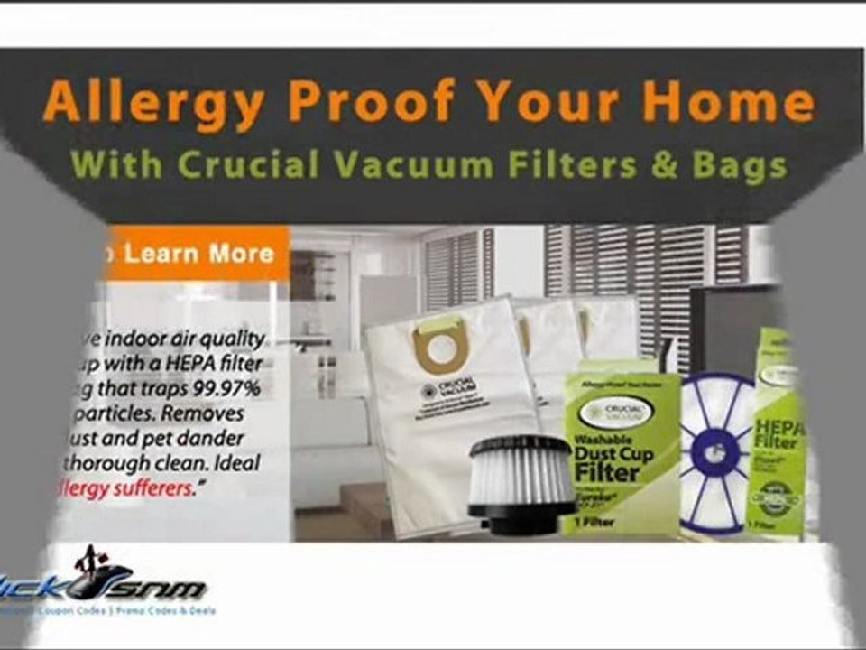 Get Crucial Vaccum Discount Coupons and big savings on cleaning accessories