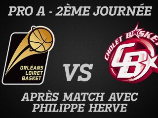 Réactions de Philippe Hervé - J02 - Réception de Cholet