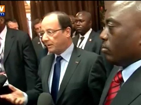 Hollande : Il y a des progrès timides en RDC