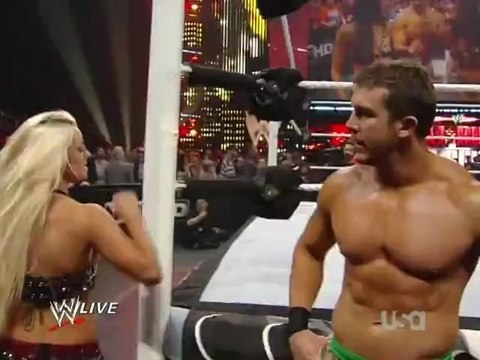 Bella Twins and Daniel Bryan vs Maryse, Alicia Fox and Ted DiBiase