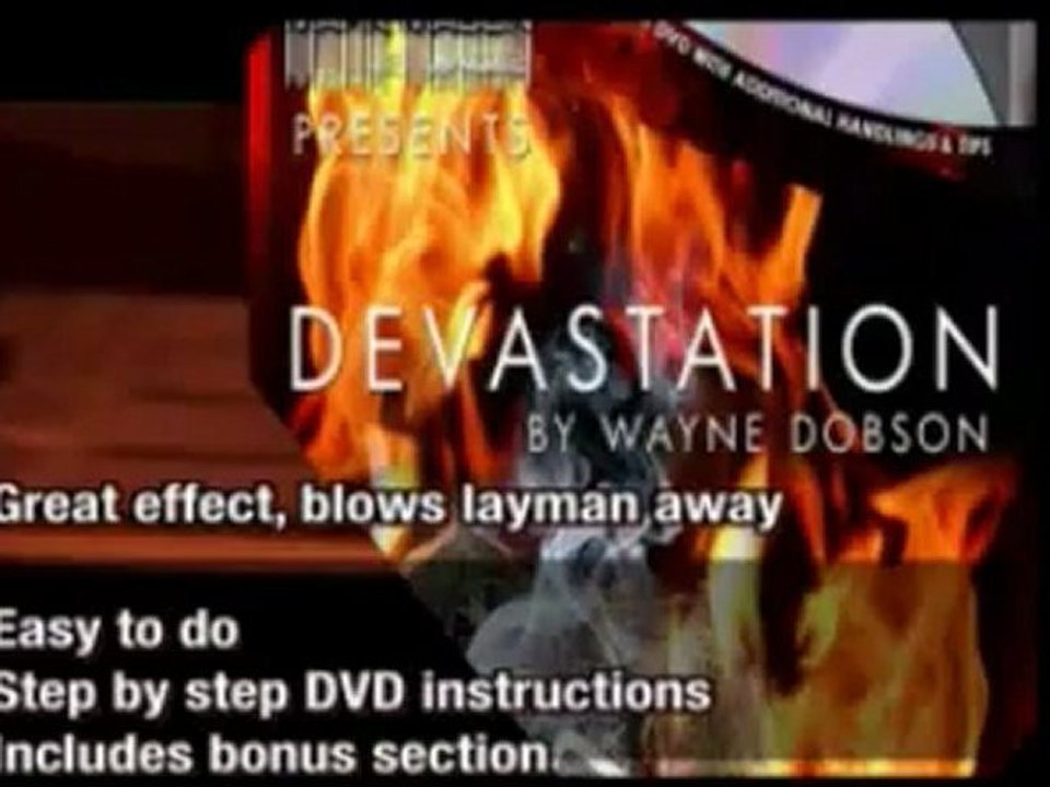 Devastation by JB Magic (DVD) - Magic Trick
