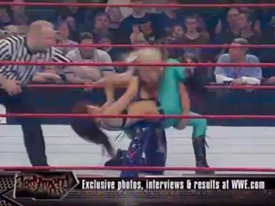 Beth Phoenix vs Maria   Melina on Commentary   WWE Raw 5 19 08