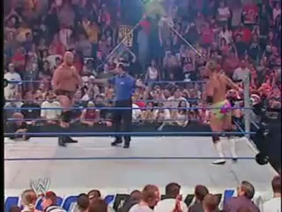 Billy Gunn w. Torrie Wilson Vs. A-Train - Smackdown 2003