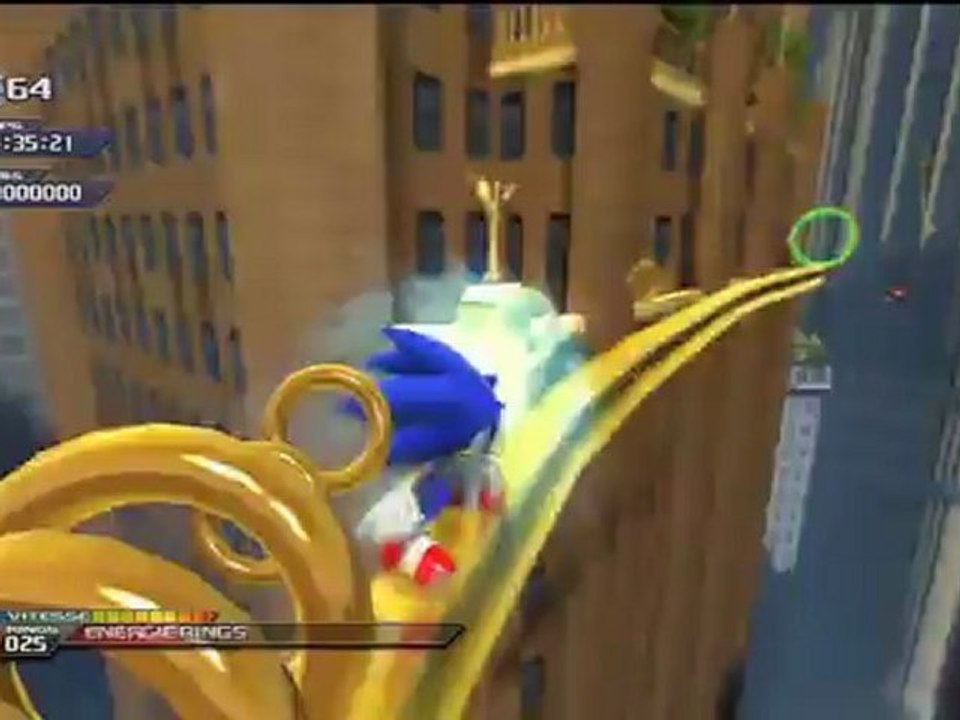 Sonic Unleashed - Empire City : Skyscraper Scamper Acte 1-2 (Jour)
