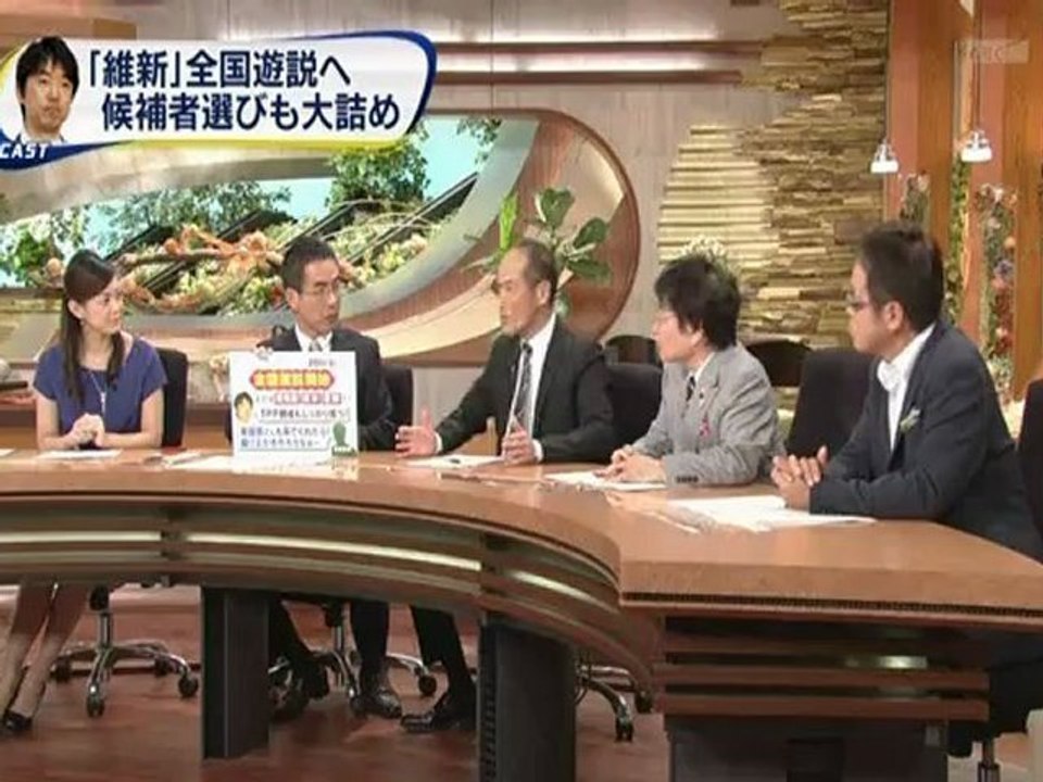 20121012 もてもての日本維新の会、連携のラブコール多数