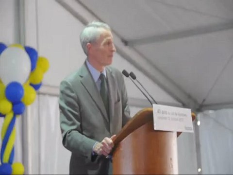 40 ans de Michelin Blanzy : J.D. Senard, président du groupe, promet l'éternité