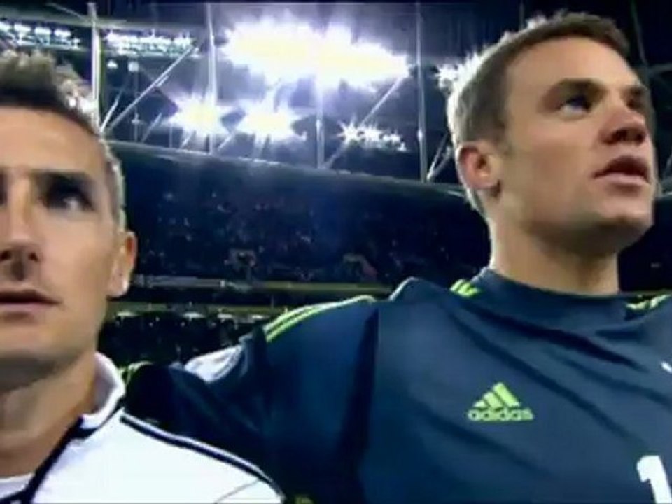 Deutsche hymne auf dem dudelsack