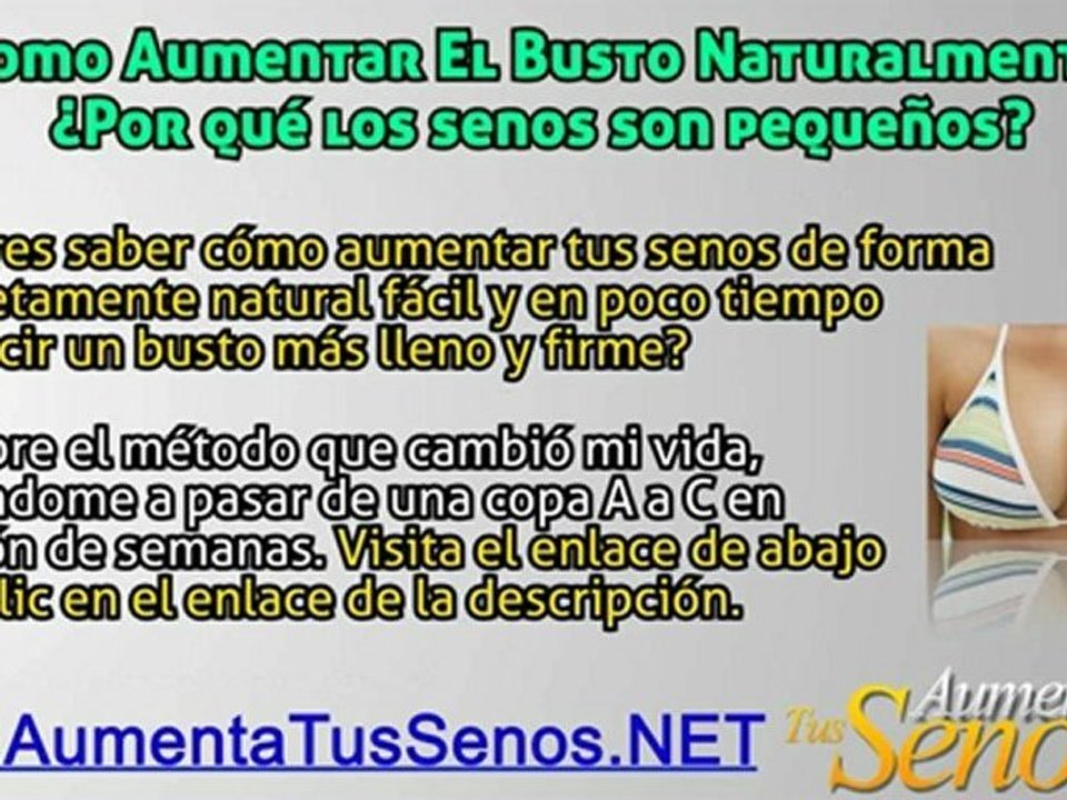 Como Puedo Aumentar El Busto | VERDAD O MENTIRA?