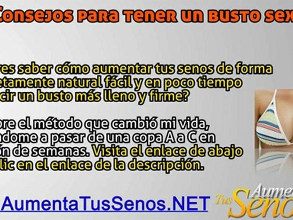 Consejos Para Tener Un Busto Sexy - 5 PASOS