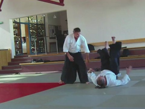 Gyaku-hanmi katate-dori Shiho nage Ura