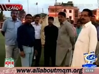 Download Video: MQM RC visit Jinnah ground & monitors the arrangment of 14 Oct MQM 