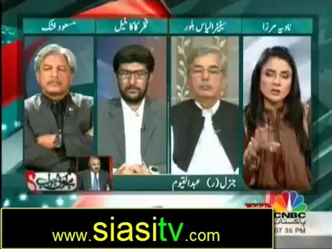 Hai Koe Jawab on CNBC Pakistan 13th October 2012