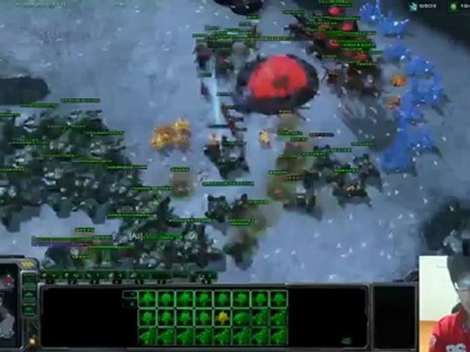 Dragon s'amuse avec les nouvelles mines - Starcraft 2