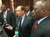 François Hollande rencontre Joseph Kabila à Kinshasa : sa déclaration