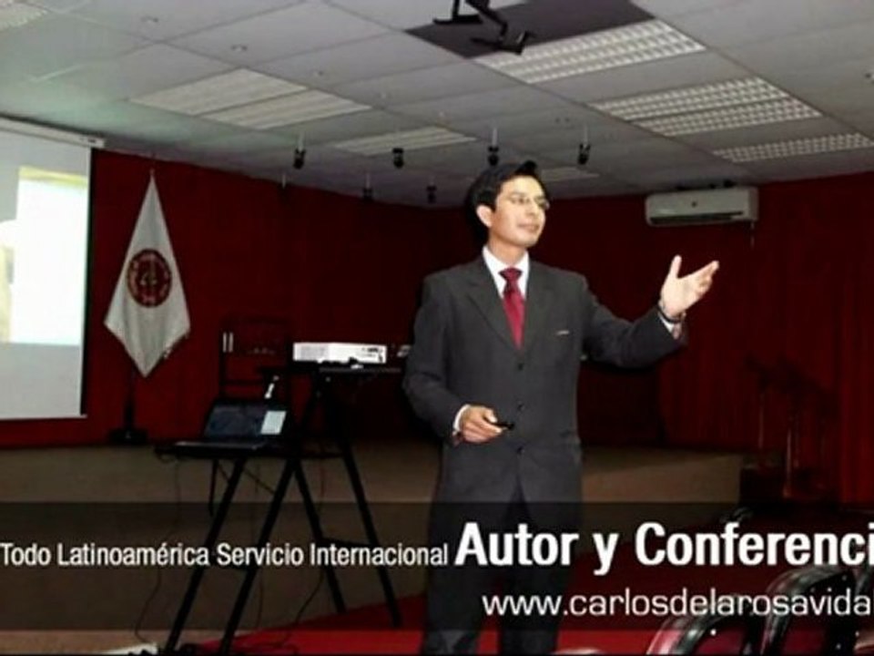 Orador Peruano Carlos de la Rosa Vidal