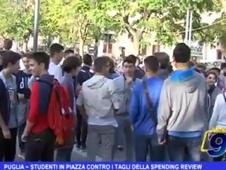 Download Video: Puglia | Studenti in piazza contro i tagli della Spending Review