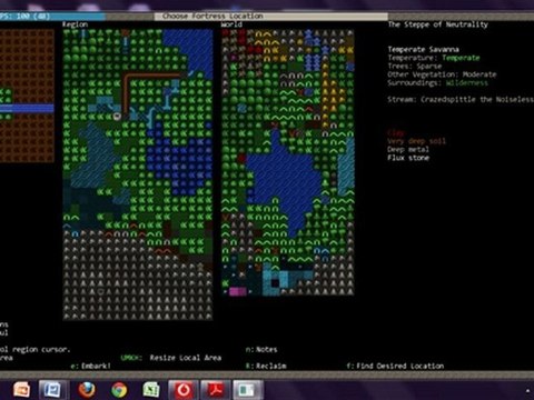 Tutorial Dwarf Fortress Capítulo I: Creando el mundo