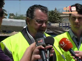 El Puerto - Visita obras Pasarela