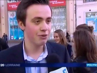 Les Jeunes Socialistes 54 sur le terrain. ( 19/20 FR3 - 13/10/2012)