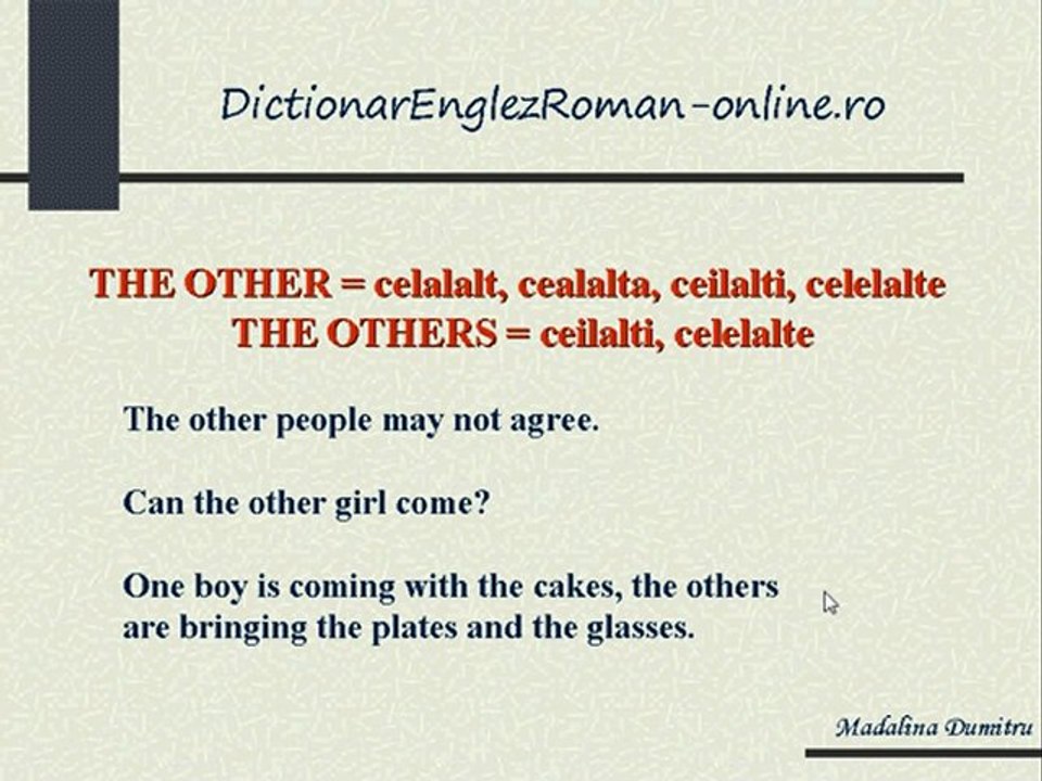 Another - Other - Others - The other - The Others