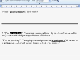 Rezolvarea exercitiilor cu GET cu particula