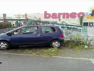 Une mini tornade s'abat sur Plan de Campagne