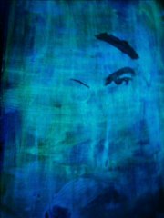 portrait phosphorescent  de l'humoriste Jérémy Ferrari en accéléré