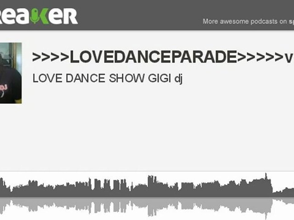 MIX DANCE "LOVEDANCEPARADE"TOP TEN  DANCE/HOUSE 13 OTTOBRE 2012