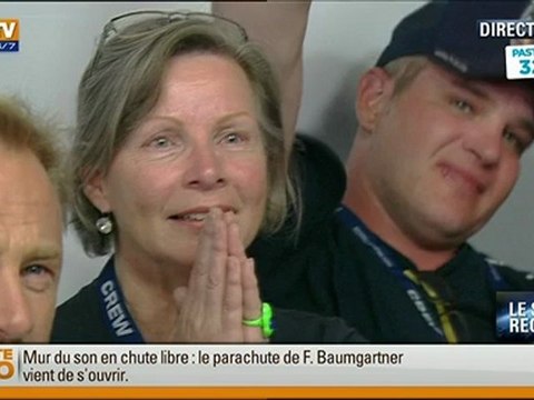 Record de saut en parachute: mission accomplie pour Baumgartner