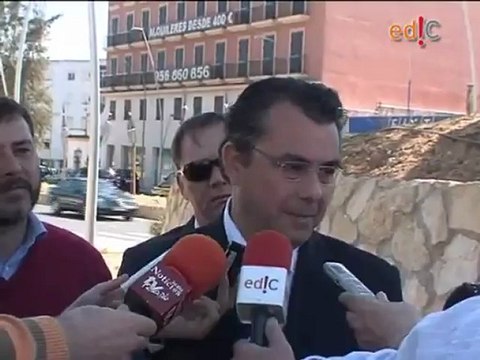 Visita obras carretera de Sanlucar