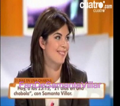 '21 días en una chabola' Samanta Villar 24/04/2009
