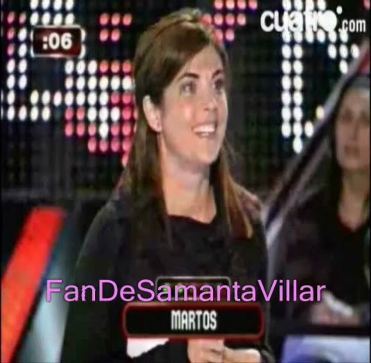 Samanta Villar en Password 06/11/2009
