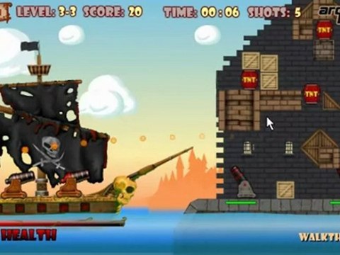 Yo-Ho-Ho Cannon Walkthrough - All Golds - Levels 1-14