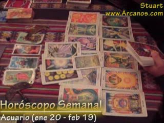 Horoscopo Acuario del 11 al 17 de enero 2009 - Tarot