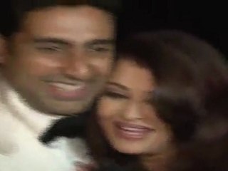 Aishwarya and Abhishek Bachan Arriving at Big B's Birthday Celebration - 2012
