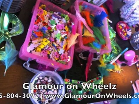 Glamour on Wheels Girls Birthday Party Rental Ideas Thousand Oaks CA 805-804-3092