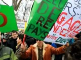 Algerian Montrealer's Demonstrate for change in Algeria