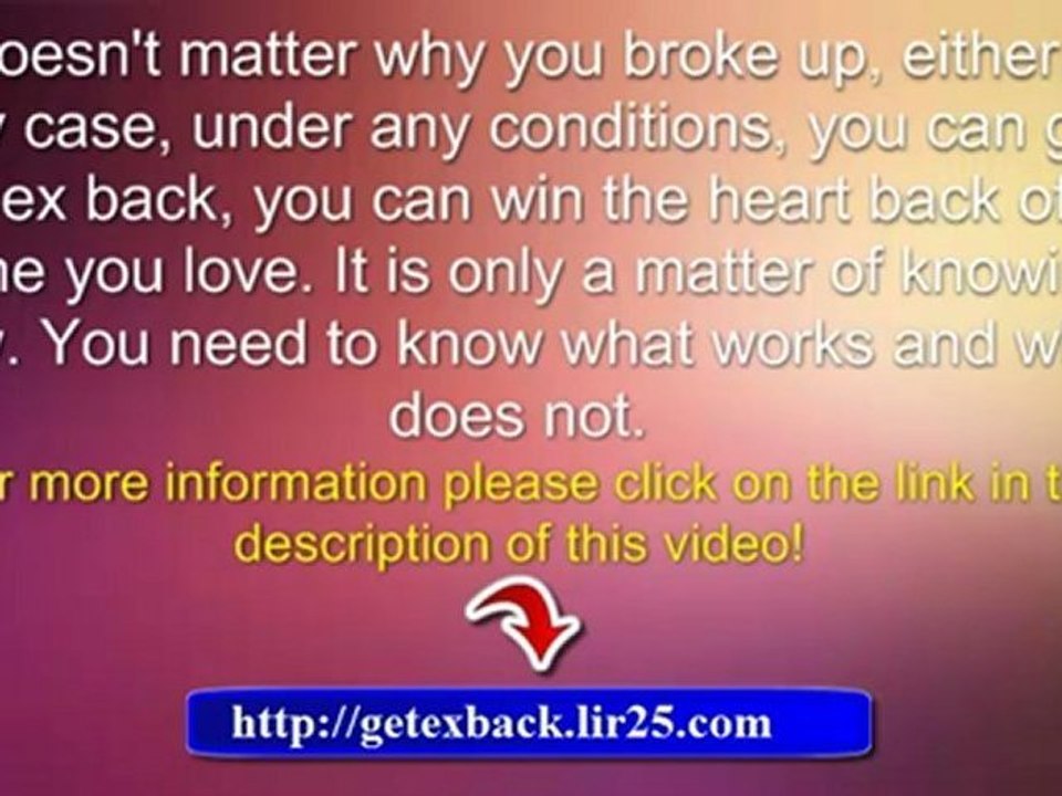 how to get your ex wife back - get ex wife back - get ex husband back