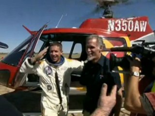 Space jump: Felix Baumgartner describes his skydive