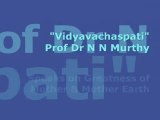 N N Murthy speaks on Mother & Mother Earth at Hyderabad