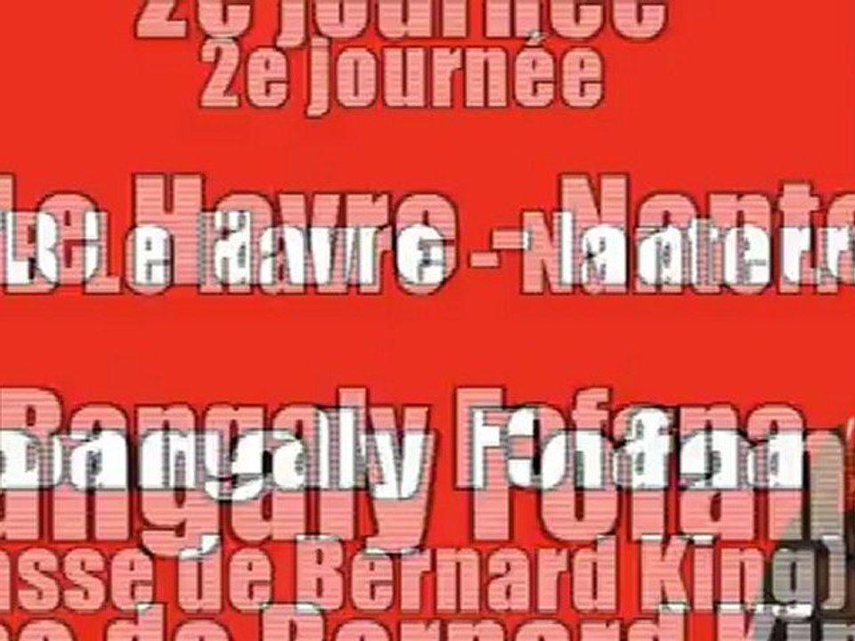 Action du match, STB Le Havre - Nanterre