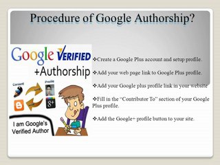 How to Get Google Verified Authorship?