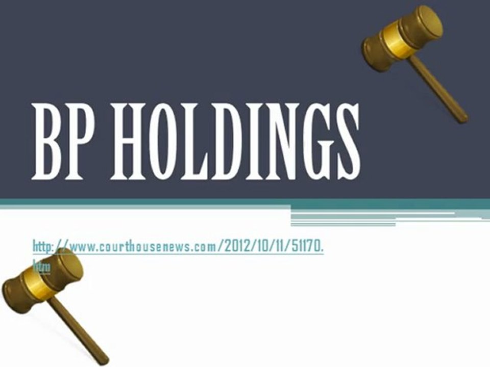 Bp Holdings: Medicare Fraud Ruling, & $83M Slap, Fall Apart