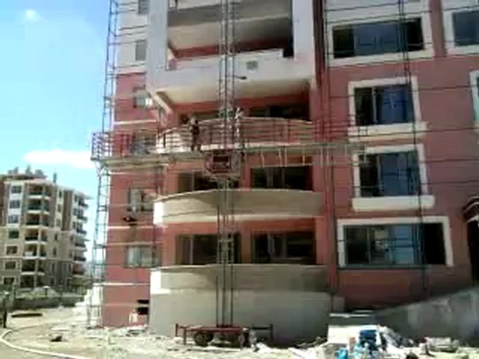 Isparta Metin Çelik Konakları cephe kaplama işi...