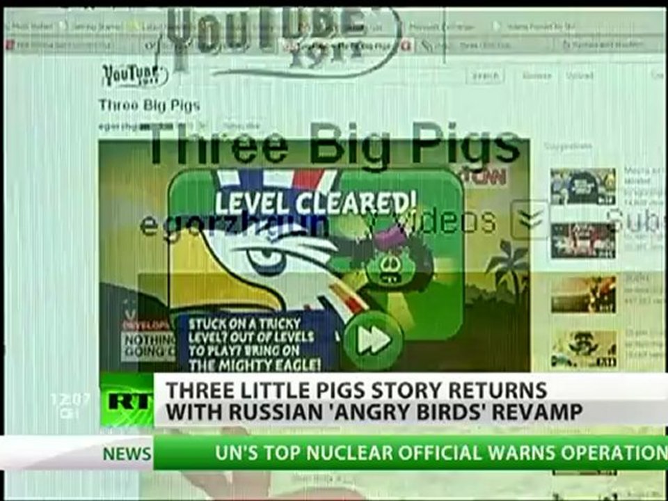 Pigs, Birds & RT: Libya wrap-up mash-up goes viral in 'Three Big Pigs'