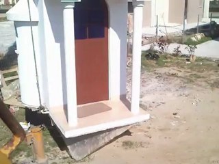 Τοποθετηση εκκλησιας με γερανο